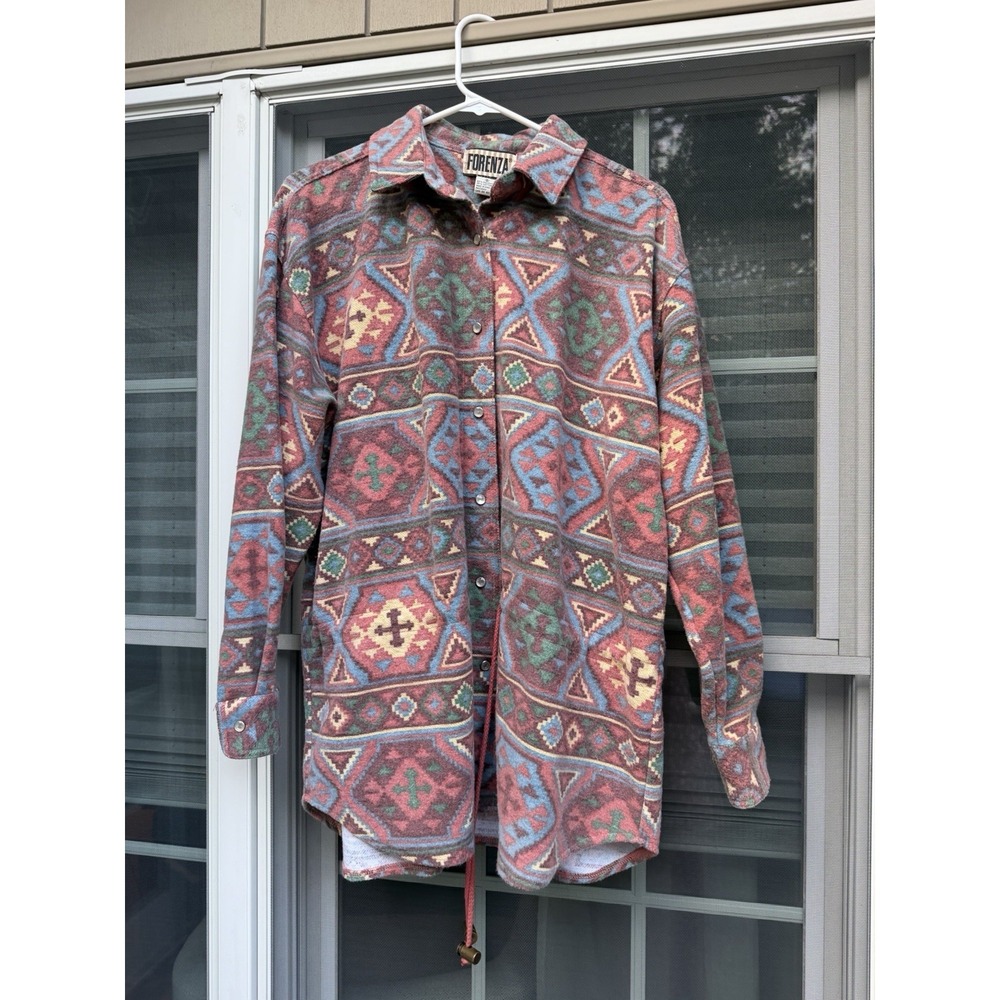 The Limited Forenza Vintage Western Southwestern button down Size Small